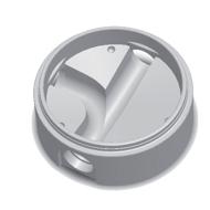 Cunette béton EU PRO Ø1000 HU41/H45cm en T droit pour PVC Ø200 NF