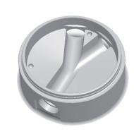 Cunette béton EU PRO Ø1000 HU41/H45cm en Y pour PVC Ø200 NF
