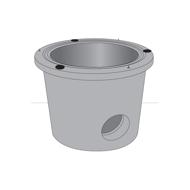 Cunette verrouillable Ø1000 HU100cm 135° avec échelons NF PVC Ø200