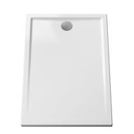 Receveur CASCADE blanc antidérapant PMR céramique 120x80cm Ep40mm NF