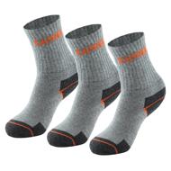 CHAUSSETTES TRIS WORK GRIS/ORANGE T.45/47 LOT 3
