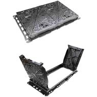 CADRE FONTE + 4 TAMPONS FONTE ARTICULES L2C T-MAXI D400 SANS LOGO