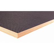 Panneau contreplaqué bois exotique rouge antidérapant 09x1250x2500mm