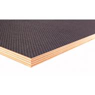 Panneau contreplaqué bois exotique rouge antidérapant 18x1250x2500mm