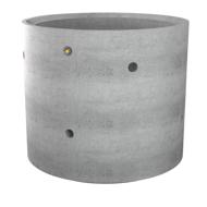 ELEMENT DE PUITS BETON POUR REGARD Ø1000 H.100CM PERFORE
