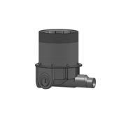 REGARD PE Ø600 3 ENTREES H.65CM SANS ECHELON PVC Ø50-200