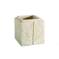 Elément de pilier béton RENAISSANCE ton pierre 37x37x33cm