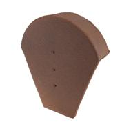 Fronton faitière ronde ventilée ROUGE FLAMME 367XL