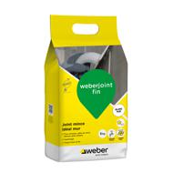 MORTIER JOINT WEBER JOINT FIN BLANC PUR SAC 5KG