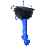 Bouche incendie incongelable DN00 noire prise KEYSER SELECTA 3D
