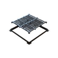 Grille fonte carrée plate CAPTO 600 LR 600x600 C250 PMR