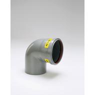 Coude PVC assainissement CR8 Ø200 mâle-femelle 87°