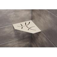 TABLETTE SHELF-E-S2 ALU IVOIRE STRUCTURE CURVE 19,5X19,5CM