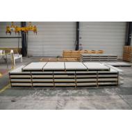 Tôle plane acier laqué 50/100 filmée 200x100cm 7006 LAUZE