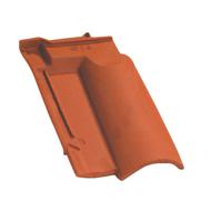 Tuile sous faitière OMEGA 13 ROUGE NUANCE