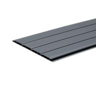 Lambris ATOUT PRO PVC gris anthracite 072 10x250mm 6m paquet 5 ref 153