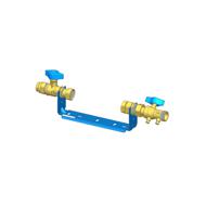 Kit étrier 255mm acier fixe 2 fourches robinet à raccord 26/34