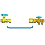 Kit étrier 232mm DN20 190 robinet 26/34 douille+clapet-rob 26/34