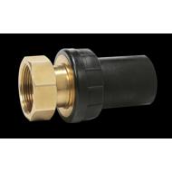 Adaptateur PE/laiton PN16 écrou libre électrosoudable