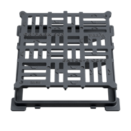 GRILLE FONTE CARREE PLATE GR PARK C250 PMR 436X436-350X350