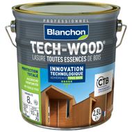 Lasure bois TECH-WOOD aspect satiné chêne moyen bidon 2,5L