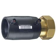 MANCHON PE/LAITON Ø040 PN16 ECROU LIBRE 33/42 ELECTROSOUDABLE