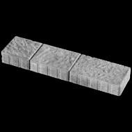 PAVE QUEBEC BRUT 3 FORMATS GRIS NUANCE EP.6CM