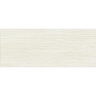 Faïence décor CROSSOVER groove white mat satiné 20x50cm Ep.7mm