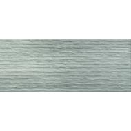 Faïence décor CROSSOVER groove grey mat satiné 20x50cm Ep.7mm