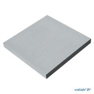 Chapeau de pilier plat 40x40 gris