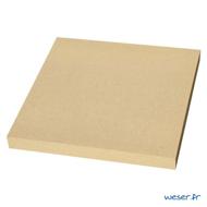 Chapeau de pilier plat 40x40 ton pierre