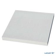 Chapeau de pilier plat 40x40 blanc cassé