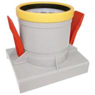 Raccord de piquage PVC sur PVC à clipser CR8 Ø125 pour tuyau PVC Ø200