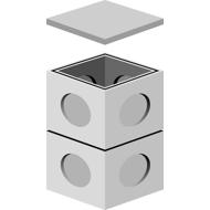 Fond de regard SERIE TP 50x50/62x62 HU50cm 3 voiles