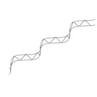 Ecarteur de nappes sinusoïdale Ht90mm