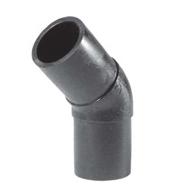COUDE Ø110 45° MALE-MALE PN16 ELECTROSOUDABLE
