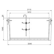 Corps de chambre béton M1C sans fond NFP 98-050-2