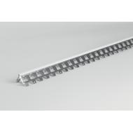 PROFILE D'ANGLE ACIER GALVA PERFORE +JONC PVC BLANC 3M -1041EG