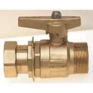 Robinet 4174 filetage 20/27 écrou libre 20/27 avec écrou