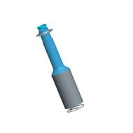 Tube cloche PVC télescopique H.750-1000mm Ø90