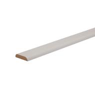 Chant plat MDF 2 arrondis prépeinture blanche 4x38mm 2,44m