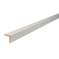 Angle MDF arrondi prépeinture blanche 23x23mm 2,44m