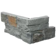 Parrement d'angle pierre Z ROCK BALI gris 15x20/40cm Ep.20-40mm