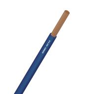 Fil souple H07 V-K 6mm² bleu foncé au mètre