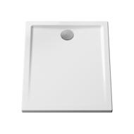 Receveur CASCADE blanc antidérapant PMR céramique 100x80cm Ep40mm NF