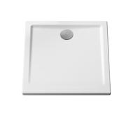 Receveur CASCADE blanc antidérapant PMR céramique 90x90cm Ep40mm NF