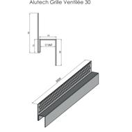 Grille ventilée ALUTECH sierra 3,00m