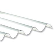 PLAQUE POLYCARBONATE GRANDE ONDE 200X92 CRISTAL