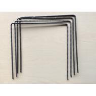 Agrafes biseautées 40x20x20 Ø6mm pour nappes de paillage