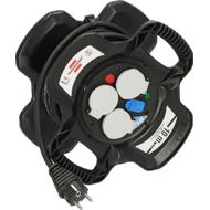 ENROULEUR ELECTRIQUE HO7RN-F 3G 1.5MM² COMPACT X-GUM 3 PRISES A CLAPET